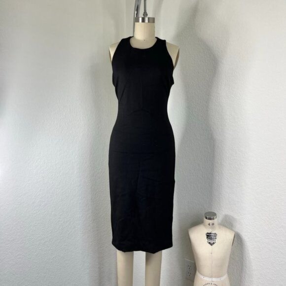 Cushnie et Ochs Leather Caged Cut Out Sheath Pencil Dress Pre-Fall 12 - Picture 3 of 8